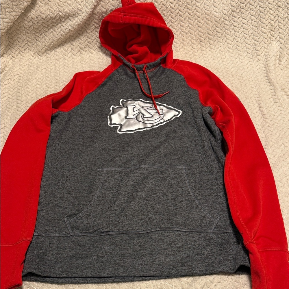 Women’s medium Gray and Red Men's Hoodie